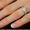 Stříbrný prsten se Swarovski® Crystals vel. 62