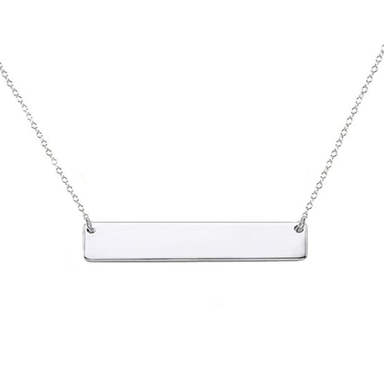 S4U Ocelový náhrdelník s destičkou - OPD0244-ST