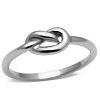 Ocelový prsten - uzel (55)