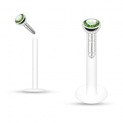 Labreta BioFlex, zirkon 2 mm (zelená)