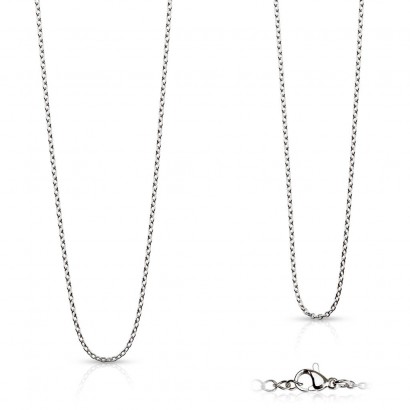 Ocelový řetízek šíře 2 mm (85 cm)