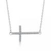 Stříbrný náhrdelník kříž
