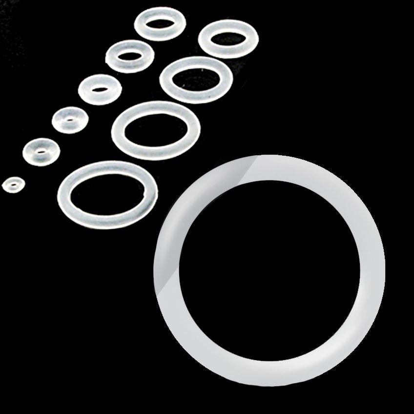 S4U Piercing - náhradní průhledná gumička na plug (1,0 mm) - ND01021-C-010