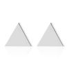 Ocelové geometrické náušnice trojúhelníky