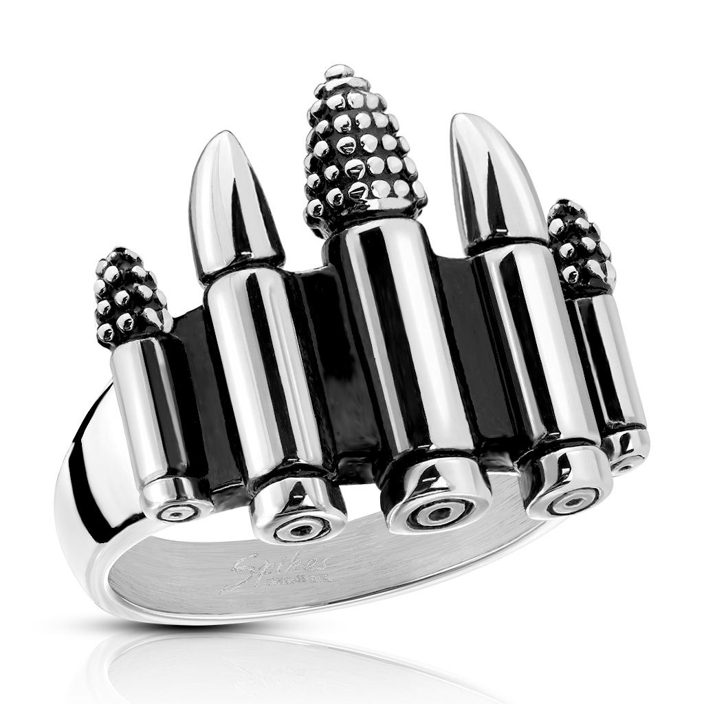 Levně S4U Army ocelový prsten BULLET (65) - OPR01449-65