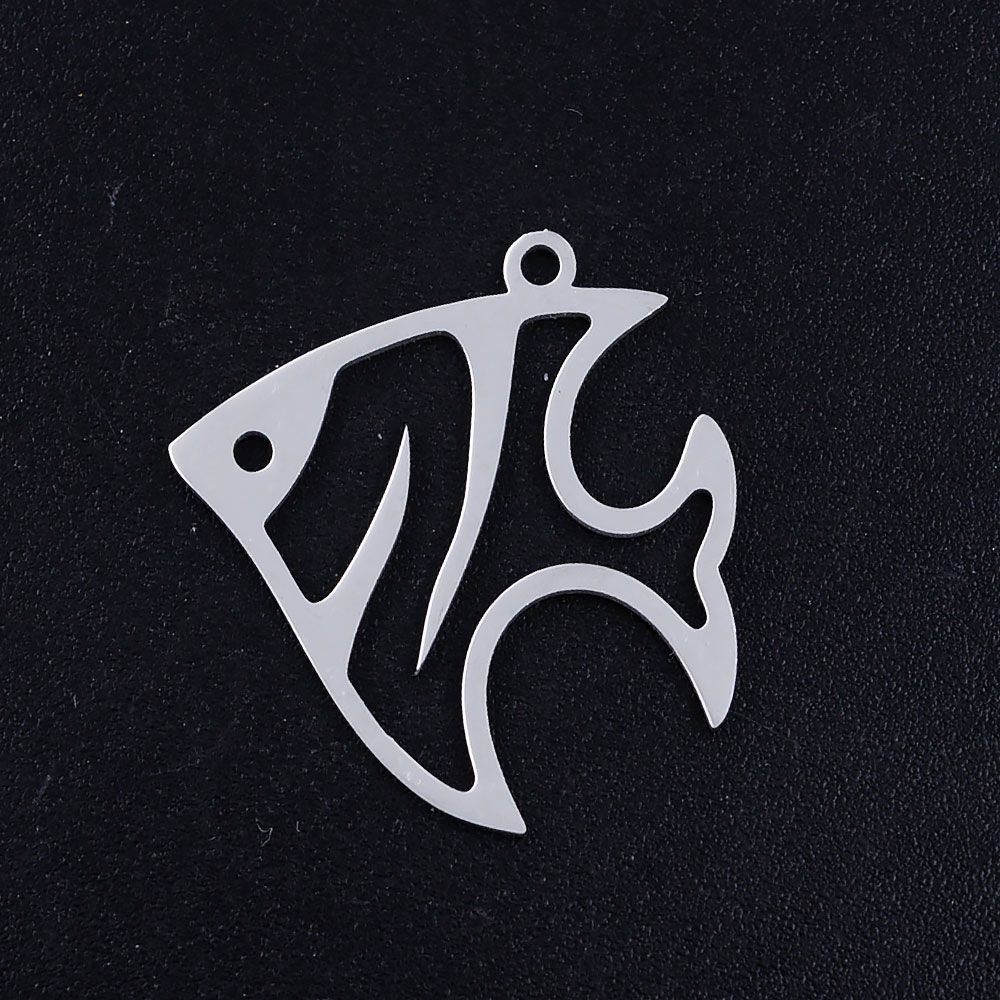 S4U Ocelový přívěsek - rybka - OK1363-ST