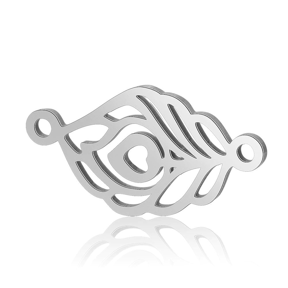 S4U Ocelový přívěsek - peříčko - OK1373-ST