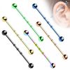 Industrial piercing (duhová)