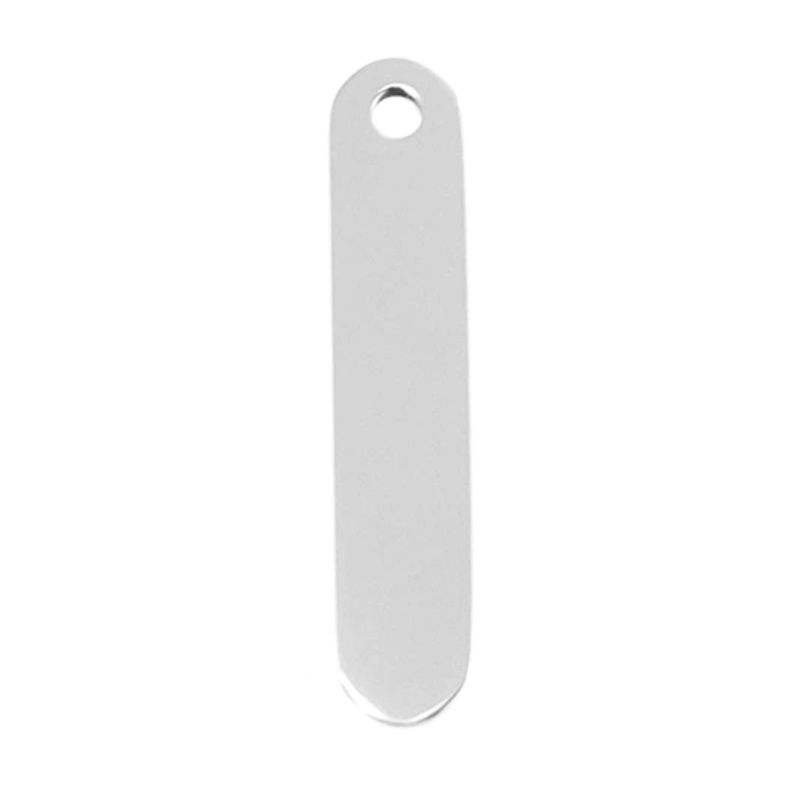 Levně S4U Ocelový přívěsek - destička 6 x 29 mm - DR1317