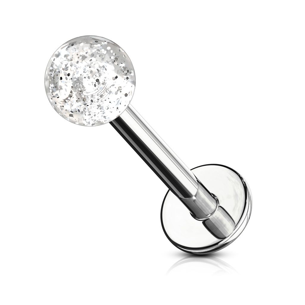 S4U Piercing do brady - labreta (bílá) - LB01044-W