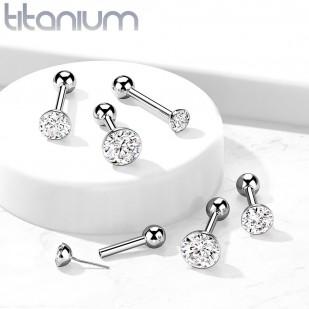 Cartilage piercing TITAN, 1,2 x 8 mm