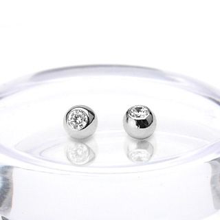 Náhradní kulička, bílé zlato 1,6 x 5 mm, 585/1000 - ZL01162-1605-WG