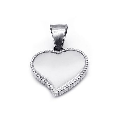 S4U Ocelový přívěsek srdíčko - DR1319