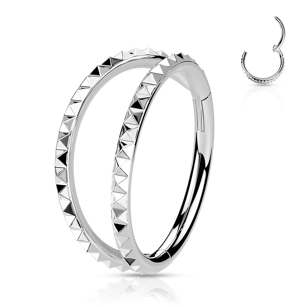 Levně Kruh - helix / cartilage / tragus piercing (1,2 x 10 mm) - NS0051ST-1210