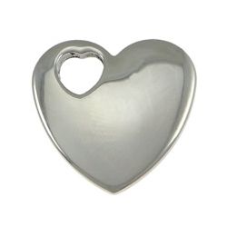 S4U Ocelový přívěsek - srdce - DR1031