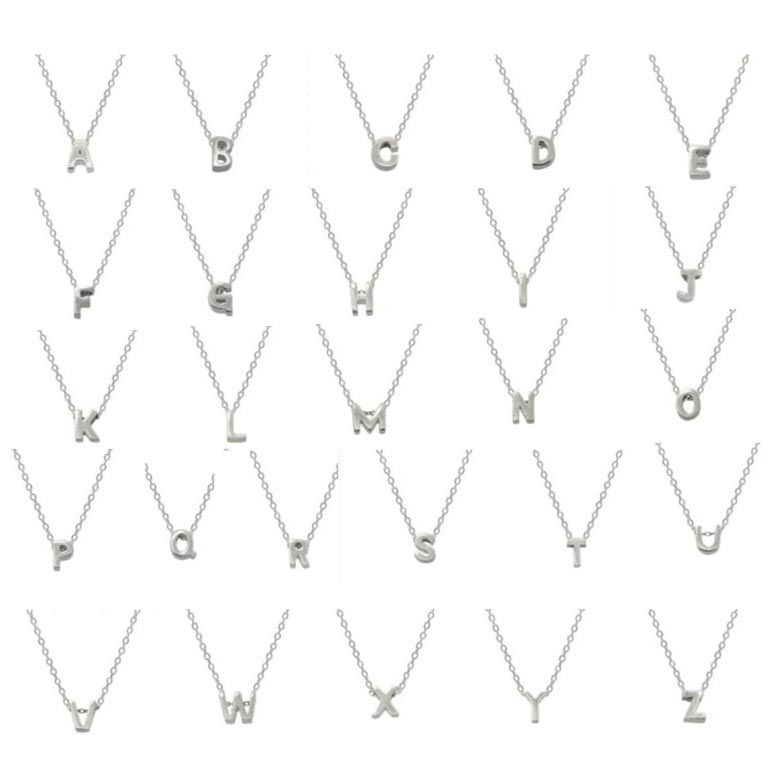 Levně NUBIS Stříbrný náhrdelník - písmeno U - NB-2196-U