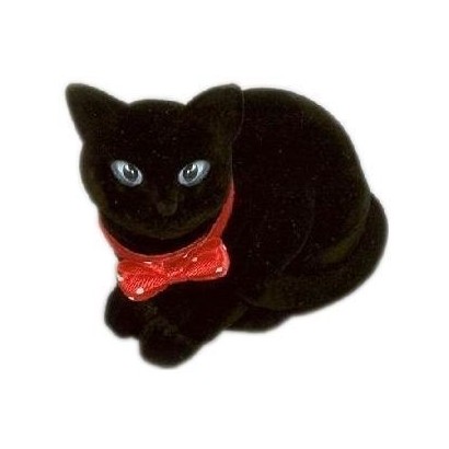 Dárková krabička semiš - kočka