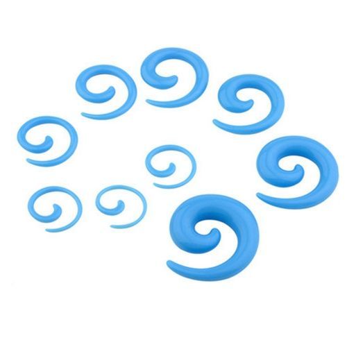 S4U Roztahovák do ucha - spirála modrá (3 mm) - EP01050-03