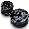 Plug do ucha z obsidiánu (19 mm)