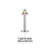 Labreta pruhy (1,6 x 10 mm + hrot 4x12 mm)