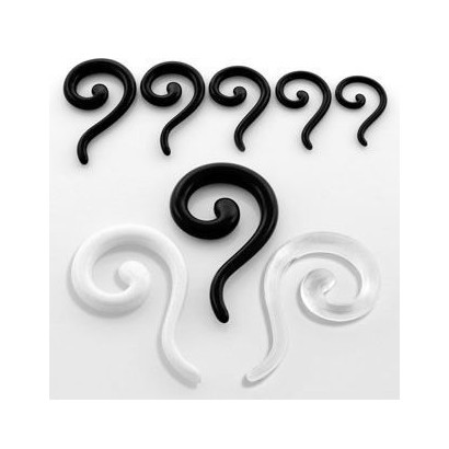 Roztahovák do ucha (čirá, 8 mm)