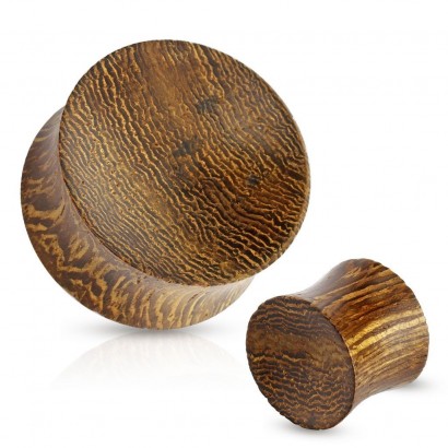 Plug do ucha Snake wood (19 mm)