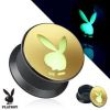 Akrylátový plug do ucha Playboy (6 mm)