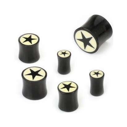 Plug od ucha - hvězda (11 mm)