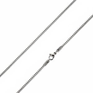 Levně S4U Ocelový řetízek čtvercový, tl. 1,2 mm (55 cm) - OPE1007-012-55