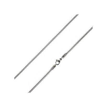 Ocelový řetízek čtvercový, tl. 1,2 mm (60 cm)