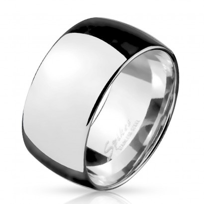 Pánský ocelový prsten šíře 10 mm (60)