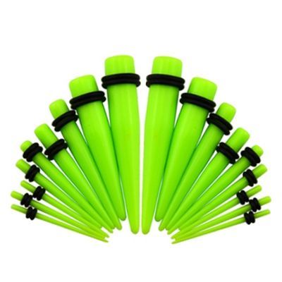 S4U Akrylátový roztahovák do ucha světle zelený (2,5 mm) - EP1003-025