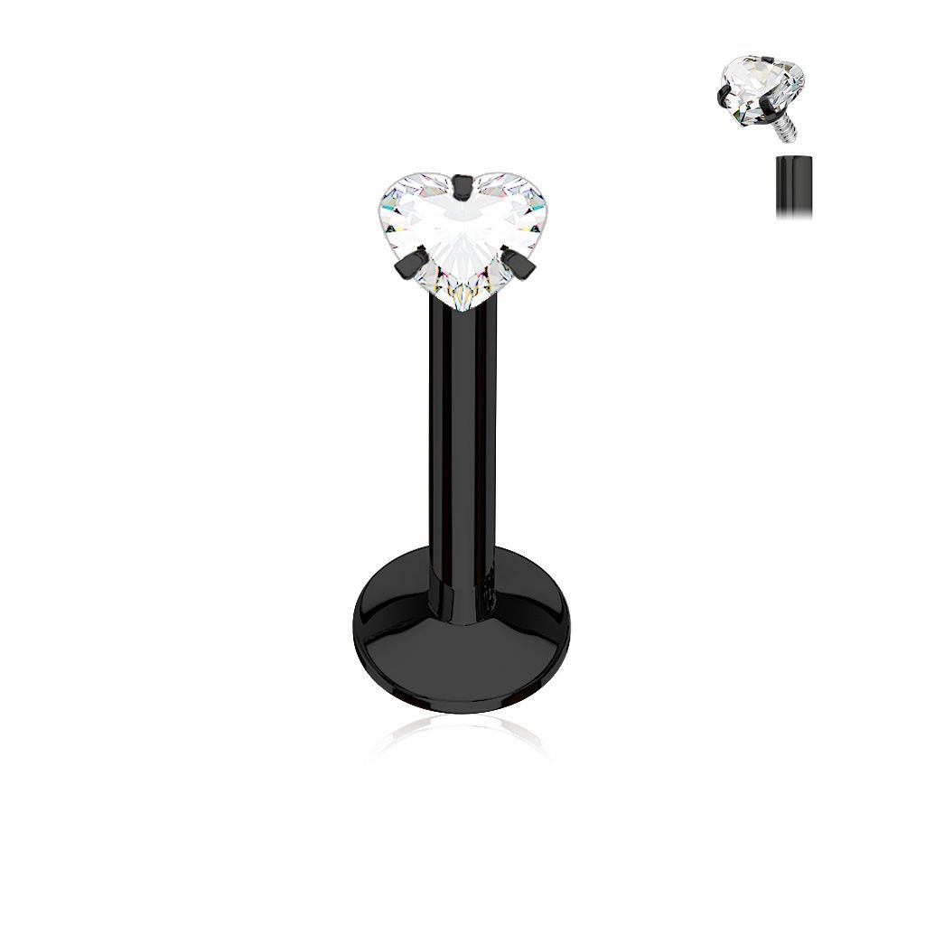 Levně S4U Piercing do brady černý (1,2 x 6 mm) - LB01085K-1206