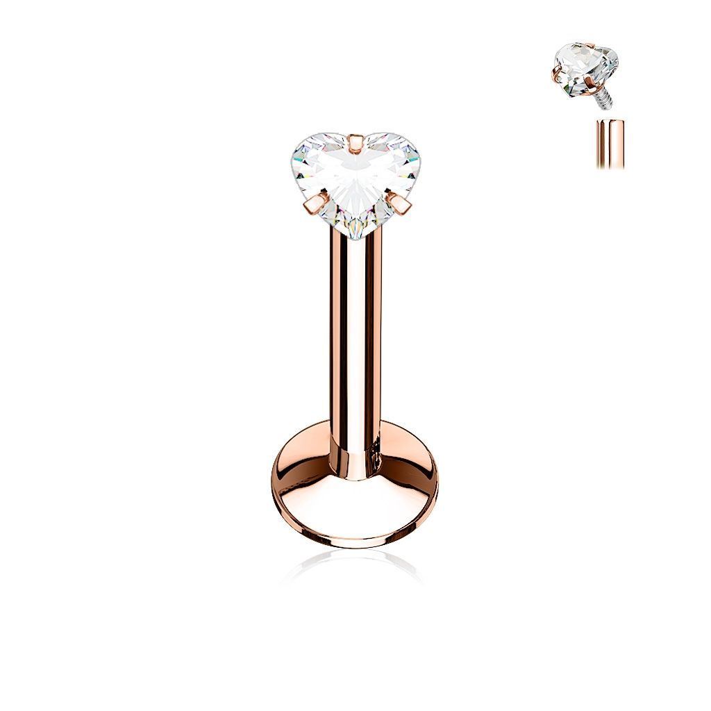 Levně S4U Piercing do brady zlacený (1,2 x 8 mm) - LB01085RD-1208
