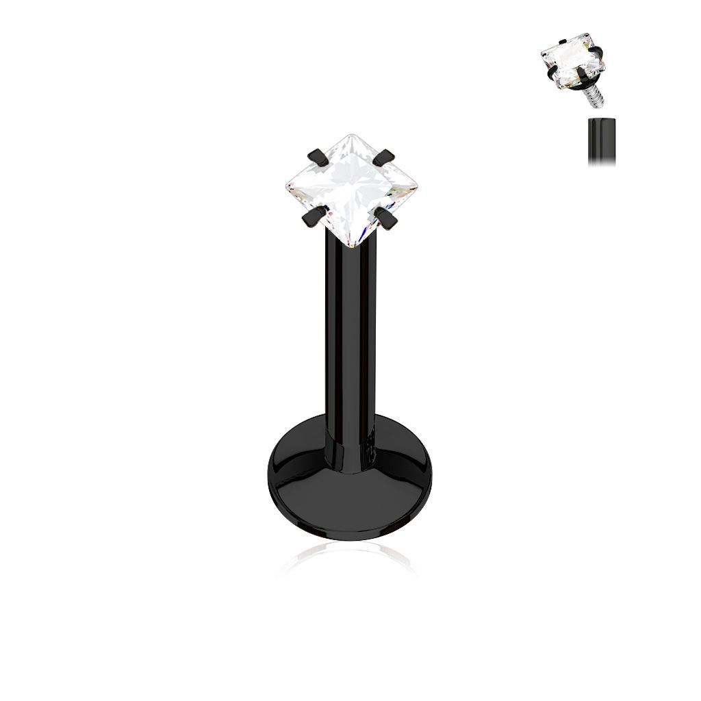Levně S4U Piercing do brady černý (1,2 x 8 mm) - LB01083K-1208