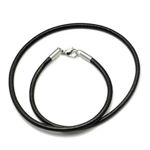 Levně S4U Kožená šňůrka na krk, tl. 5mm (50 cm) - LR1100-050-50