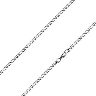 Ocelový řetízek figaro, tl. 5 mm (55 cm)