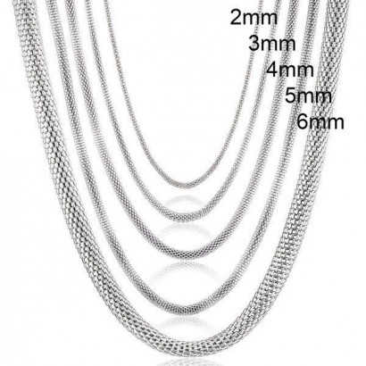 Ocelový řetízek, tl. 6 mm (55 cm)