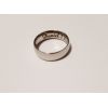 Ocelový prsten lesklý, šíře 6 mm (69)
