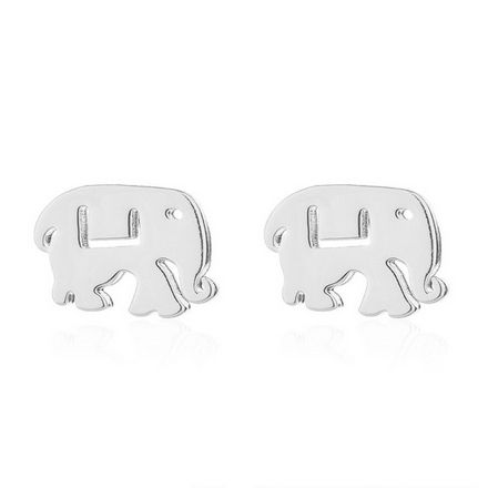 S4U Ocelové náušnice SLONI - OPN1800-ST