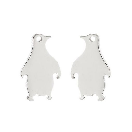 S4U Ocelové náušnice TUČŇÁCI - OPN1791-ST