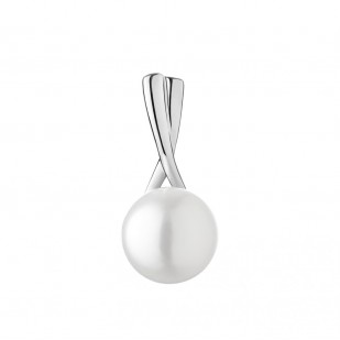 Stříbrný přívěsek s pravou říční perlou