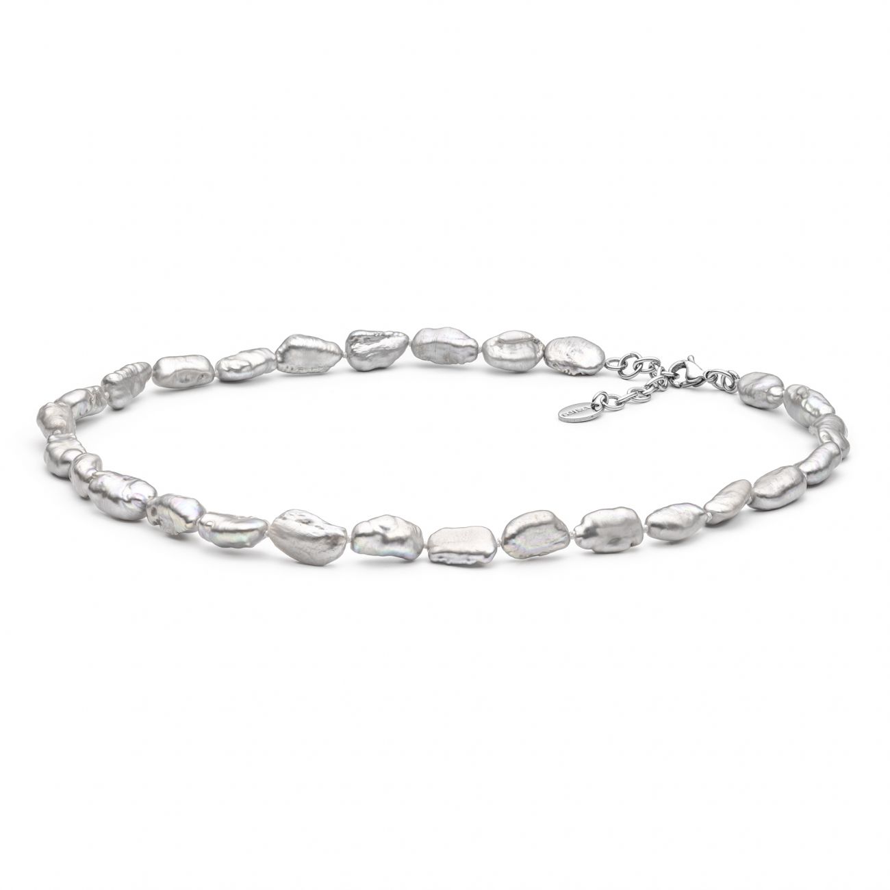 GAURA Perlový náhrdelník z pravých říčních perel - GA3053-GR