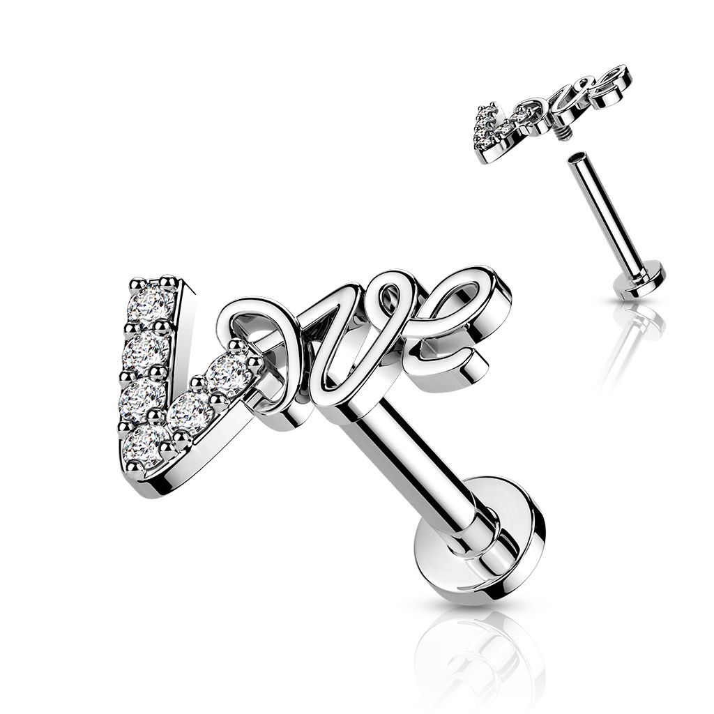 S4U Piercing do brady Love (1,2 x 8 mm) - LB1097ST-1208
