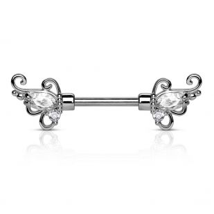 Piercing do bradavky chirurgická ocel HWK11004