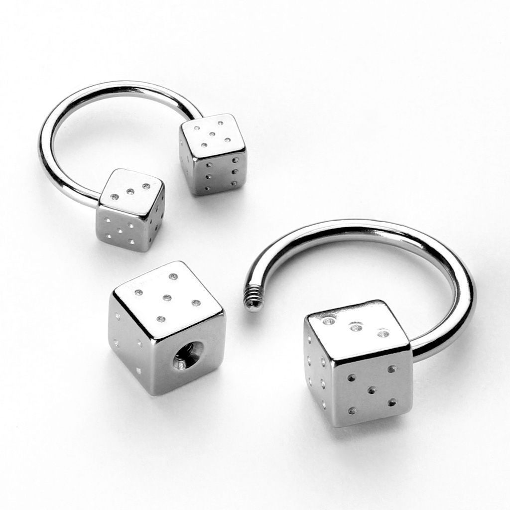 Levně Podkova - hrací kostky (1,2 x 10 mm, 4 x 4 mm)