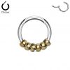 Piercing segment kruh ozdobný, 1,2 x 8 mm