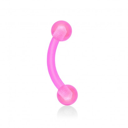 Piercing do obočí (růžová)