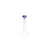 Piercing do brady - labreta PTFE (čirá)