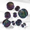Skleněný plug do ucha GALAXY (22 mm)